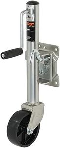 CURT 28112 Marine Boat Trailer Jack with 6-Inch Wheel, 1,200 lbs., 11 Inches Vertical Travel