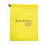 Banana Storage Bag, Drawstring Design Storage Bag, Protective Banana Holder, Yellow Banana Produce Storage Bag, Sturdy Bag for Fresh Produce, Storing Lettuce, Convenient and Kitchen Storage