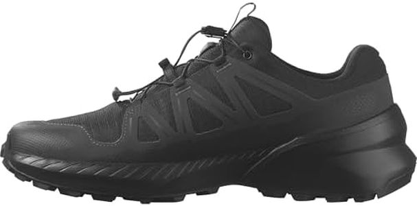 Salomon Speedcross Peak ClimaSalomon Waterproof Men's Trail Running Shoes, Precise fit, All-Terrain Protection, and Active Grip, Black Black Phantom, 10.5 US