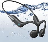 Waearmusic Bone Conduction Headphones, Swimming Headphones, IPX8 Waterproof Headphones, Open Ear Sport Underwater Headphones Bluetooth 5.3, 32G Memory, Built-in MP3 Player for Workout, Running,Cycling