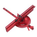 Precision Miter Gauge for Table Saw, Standard Slot 3/4x 3/8, Table Saw Miter Gauge Fence System Includes Aluminum Miter Fence, Repetitive Cut Flip Stop for Woodworking Tools