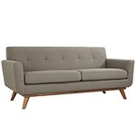 Modway Engage Upholstered Loveseat, Granite