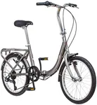 Schwinn Loop 7 Speed Folding Bike, Titanium Silver, 16"/One Size/20