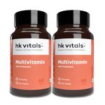 HealthKart hk vitals Multivitamin with Probiotics (120 Tablets) | For Men and Women | Vitamin C, Vitamin B, Vitamin D, & Zinc, Supports Immunity and Gut Health