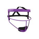 RIP-IT Defense Pro Softball Face Mask | Lightweight Protective Softball Fielder's Mask | Youth | Purple