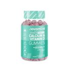 Calcium Gummies – 400mg of Calcium - with Vitamin D & K2 (MK-7) - Vegetarian – Gluten Free – 1 Month Supply - Chewable Calcium Vitamins – Healthy Muscles and Bones - Made by Novomins