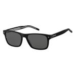 TOMMY HILFIGER TH 1794/S - RECTANGULAR POLARIZED SUNGLASSES - BLACK 55mm