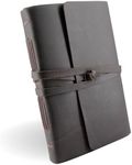 Vintage Leather Journal for Men & Women with Lined Pages - Lush, Handcrafted Full-grain Leather Prayer Journal - Personal Diary for Women - Leatherbound Writing Notebook - 6x8in