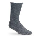 Acorn Unisex Versafit, Breathable and Moisture Wicking, Mid-Calf Fleece Sock, Charcoal, 5/6 UK