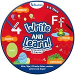 Skillmatics Write & Learn Cards for Toddlers - Letters, Numbers, Patterns & Shapes, Preschool Learning, Stocking Stuffers, Reusable, Gifts for Kids Ages 3, 4, 5, 6