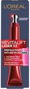L'Oréal Paris Dermo Expertise RevitaLift Laser Cuidado para los ojos, Antienvejecimiento, 1 x 15 ml