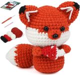 TOVIXY Crochet Kit with Yarn - Beginner-Friendly DIY Set for Crochet and Knitting - Includes Yarn for Crochet, Crochet Hooks, and DIY Accessories - Ideal Crochet Kit.