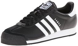 adidas Originals Men's Samoa Shoe, Black/Running White, 11, Black/White, 11