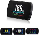 GOFORJUMP P12 5.8 TFT OBD2 Hud Head Up Display Digital Car Speed Projector On-Board Computer OBD2 Speedometer Windshield Projetor