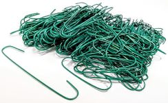 YLAB - 300 Green Bauble Hooks for Christmas Tree Decorations - Perfect for Hanging Baubles and Ornaments (300)