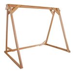 All Things Cedar AF90 Swing Frame | 7.5ft Premium Outdoor Swing Stand | Durable Porch Swing Frame with Swing Mounting Hardware | Handcrafted Cedar Wood Compatible with 60" Wide Swings 90x48x68