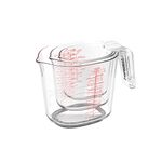 Cuisinart 3-Piece Nesting Liquid Measuring Cups, Includes 1, 2, and 4 Cup (CTG-00-3MCC)