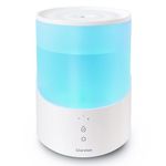 Clarston Humidifiers for Bedroom Large Room, 2.5L Cool Mist Humidifier with Essential Oils Diffuser and Nightlight, Top Fill Humidifiers for Home, Auto Shut-off