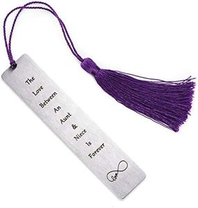 Bookmarks Aunt Gifts from Niece The Love Between an Aunt and Niece is Forever Bookmark Gift for Aunts Aunties Birthday Presents