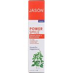 Jason Natural Cosmetics Powersmile, All-Natural Whitening Toothpaste, Pepperm...(Pack of 6)