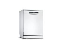 Bosch Home & Kitchen Appliances Bosch SMS6EDW02G Dishwasher, HomeConnect, EfficientDry, Extra Clean Zone, Favourite Function, 60 cm, White, Serie 6, Freestanding