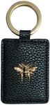 Alice Wheeler Bee Keyring Vegan Leather (Black)