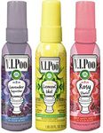 Air Wick V.I.P. Pre-Poop Toilet Sprays | Lemon/Lavender/Rosy Starlet Scents | Contain Essential Oils | Travel size Air Fresheners | Up to 100 uses - 1.85 Ounce each (Set of 3)