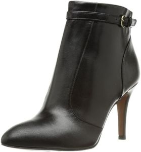 Nine West Women's Mainstay Bootie,Black Leather,7.5 M US