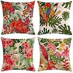 7COLORROOM Set of 4 Tropical Leaves