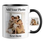 Custom Mug with Photo Personalized Coffee Mug with Picture Custom Coffee Mugs with Name 11oz Double Side Custom Mug Novelty Customized Gifts for Men and Women