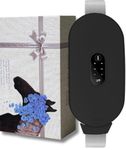 KOT Heating Pads for Cramps, Period Cramp Massager Portable Cordless Heating Pad with 6 Heat Levels and 6 Massage Modes, Heating Pad for Back Pain Relief Menstrual Heating Pads, Black (PAD-BLCK)