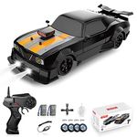 Sakeye RC Drifting Car 2.4GHz 1:16 4WD Remote Control Cars High Speed RC Cars with LED Lights Two Batteries and Drifting Tires Racing Sport Toy Cars for Adults Boys Kids Gift