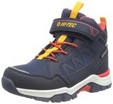 Hi-Tec O010382-051-HI-TEC Rush WP JR-Navy/Orange/Corn-3 Hiking Boot, 3 UK