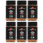 Mount Hagen 3.53oz Organic Freeze Dried Instant Coffee - 6 pack | Eco-friendly Coffee Made From Organic Medium Roast Arabica Beans | Fair-Trade Coffee Instant [6 x 3.53oz Jar]