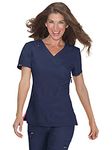 KOI Lite 316 Women's Philosophy Scrub Top, Navy, X-Large