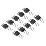 Bridgold 10pcs IRLB8721PBF IRLB8721 N Channel MOSFET Transistor, 30V,62A, TO-220,3-Pin