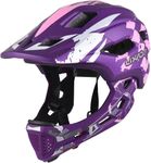 Lixada Kids Full Face Helmet, Detachable Kids Bike Helmet Safety Protection for Cycling Skateboard Scooter