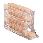 Clear Fridge Egg Tray - 4-Tiers Rol