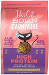 Tiki Cat Born Carnivore High Protein, Chicken, Herring & Salmon Meal, Grain-Free Baked Kibble to Maximize Nutrients, Dry Cat Food, 2.8 lbs. Bag