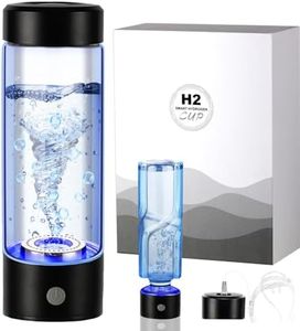 Lumewave Hydrogen Water Bottle with Hydrogen Inhalation Device,Portable Hydrogen Generator with SPE and PEM Technology,H2 Therapy Cup,Sport,Smart Bottle,Office,Travel&Gifts (Generation II)