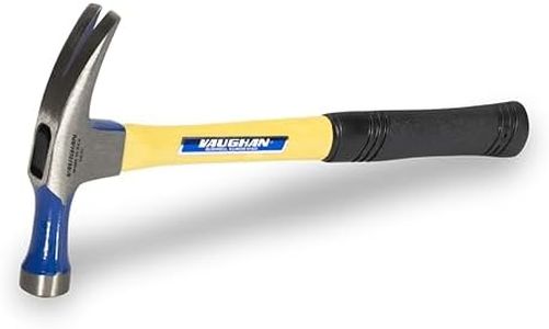 VAUGHAN Electricians Straight Claw Hammer, Extra Long Poll, Assembled in USA, E18F, VN13820