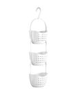 Premier Housewares 3-Tier Shower Caddy - White, W22 x D16 x H83cm