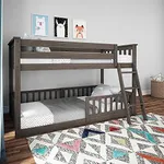 Max & Lily Low Bunk Bed, Twin-Over-