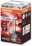 OSRAM XENARC NIGHT BREAKER LASER D4S, Next Generation, 220% more brightness, HID xenon bulb, 66440XNN, folding box (1 lamp), white