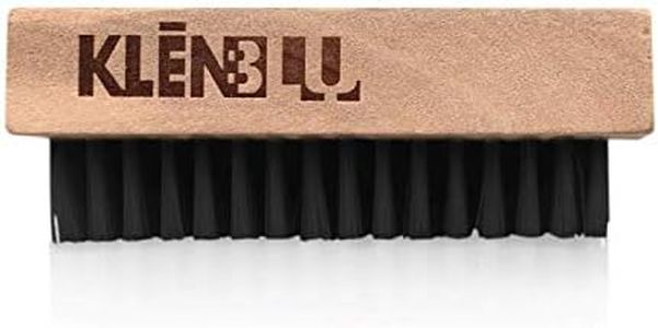 Gentle Suede Cleaning Brush for Shoes by Klenblu - Premium Soft Bristle Wooden Shoe Care Brush for Suede, Nubuck, Canvas, Primeknit & Delicate Textiles (1 Pack)