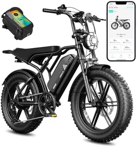 TST Electric Bike for Adults, 1500W Peak Motor 28 MPH 60 Miles Fat Tire E Bike with 48V 15Ah Removable Battery, 20" Electric Dirt Bike with Hydraulic Suspension, 7-Speed