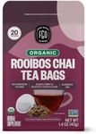 FGO Organic Rooibos Chai Tea, Eco-Conscious Tea Bags, 20 Count, Packaging May Vary (Pack of 1)