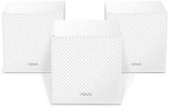 Tenda Nova MW12 Mesh WiFi System, Tri-Band AC2100, Covers Up to 6000 sq.ft, Gigabit Mesh Router, Supports 100+ Devices, 3-Pack