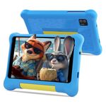 Whitedeer 2026 Latest Kids Tablet, 7 inch Tablet for Kids 3-7 Ages, 5GB+32GB+128GB, Android 13, Parental Controls, Dual Camera, Wi-Fi, Bluetooth, Type-C, Impact Resistant Case, Gift