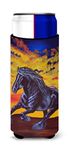 Caroline's Treasures Desert Wind Horse Michelob Ultra Koozies for Slim Cans, Multicolor